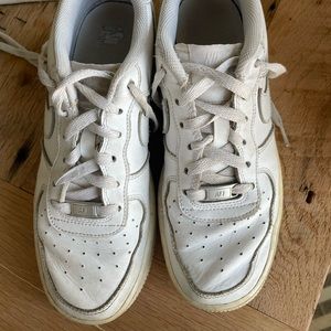 white womans air force ones